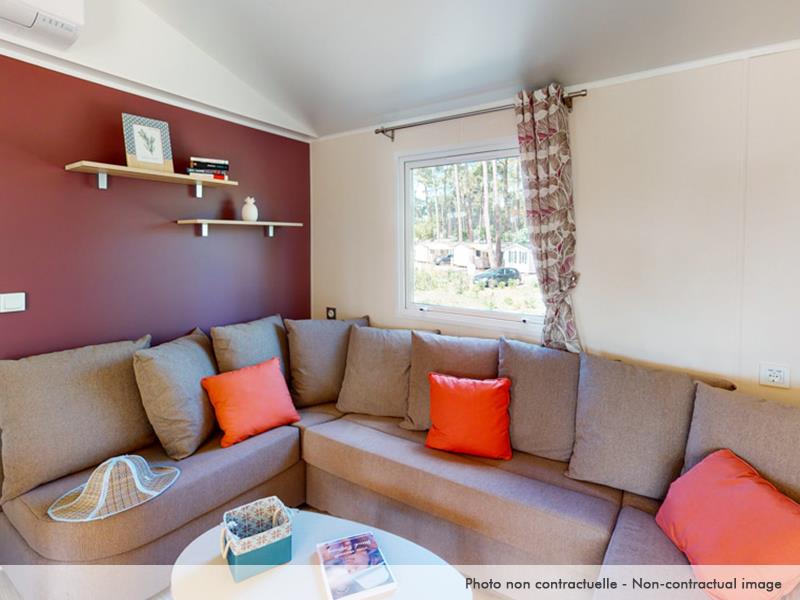 Mietunterkunft - Mobilheim Excellence 3 Zimmer Terrasse - Siblu – Les Charmettes