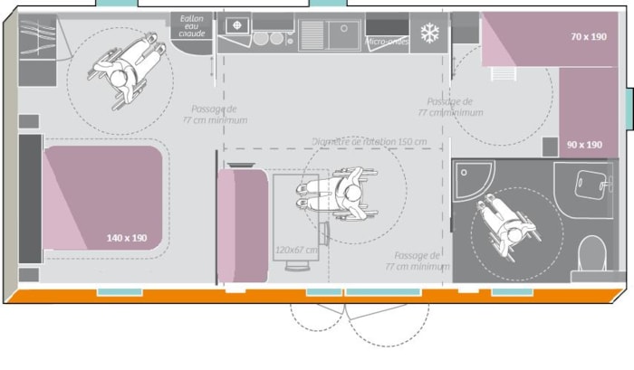 Casa Mobile Life 30M² - 3 Adulti + 1 Bambino