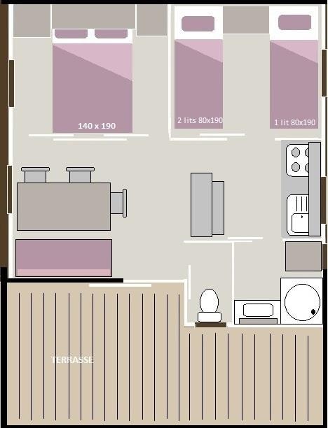 Chalet Mistral Gamme Classic 23M²