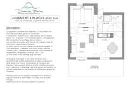 Location - Pavillon 4 Avec Vue - 1 Chambre Avec Clim + Terrasse Et Tv - Domaine des BLACHAS