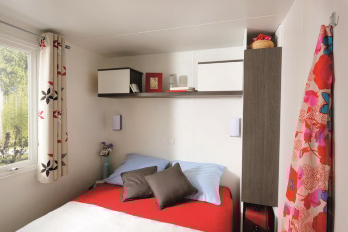 2-Bedroom Mobile Home 4-Person, Double Slope Roof, 23 M², Ground-Level Terrace