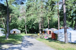 Location - Yourte Mongole Sans Sanitaires - Camping Le Reclus