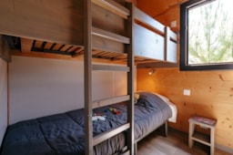 Location - Cottage Sur Pilotis Premium (2 Chambres) + Terrasse Couverte - Domaine de Kervallon