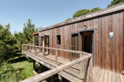 Location - Cottage Sur Pilotis Premium (2 Chambres) + Terrasse Couverte - Domaine de Kervallon
