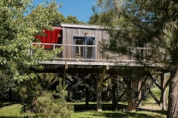 Location - Cottage Sur Pilotis Premium (2 Chambres) + Terrasse Couverte - Domaine de Kervallon