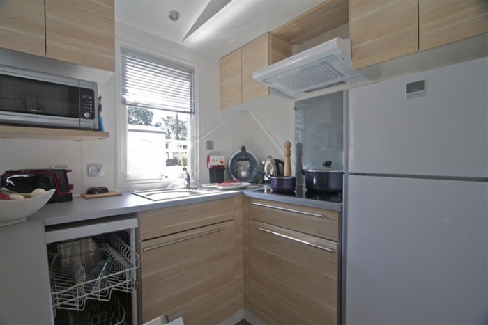Mobilhome 'Univers Prestige' 36M² + 3 Habitaciones + Terraza Cubierta 18M²