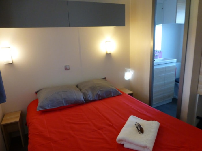 Mobilhome 'Univers Prestige' 36M² + 3 Habitaciones + Terraza Cubierta 18M²
