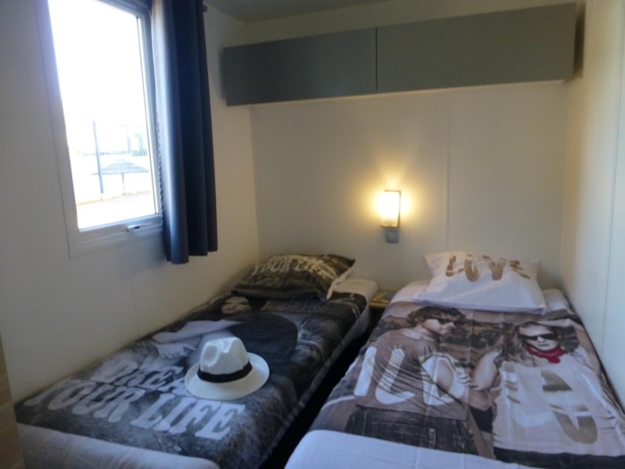Mobilhome 'Univers Prestige' 36M² + 3 Habitaciones + Terraza Cubierta 18M²