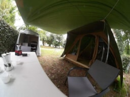 Location - La Tot Prêt À Camper 2Ch. - Camping Le Both d'Orouët