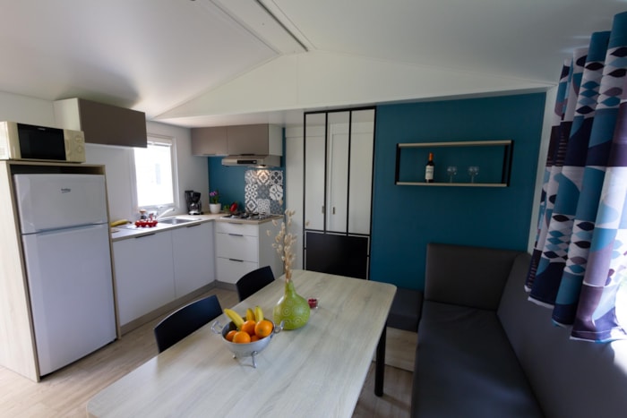 Mobil-Home Tamaris 33 M² / 3 Chambres Avec Terrasse Couverte + Tv /