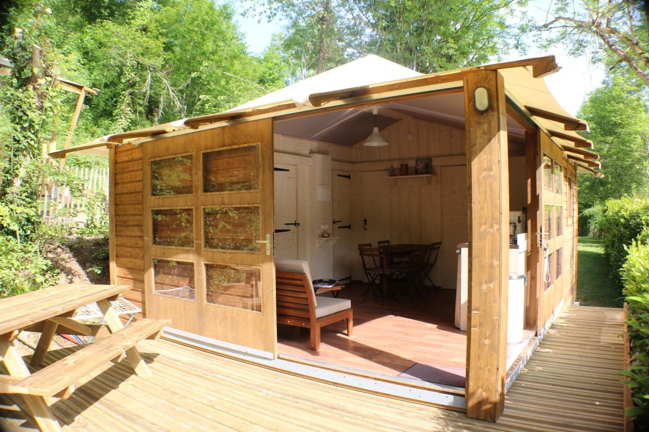 Location - Cabane Lodge Bali 2Ch - Camping Moulin de Chaules