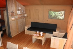 Location - Safari Lodge Xl - Camping Moulin de Chaules