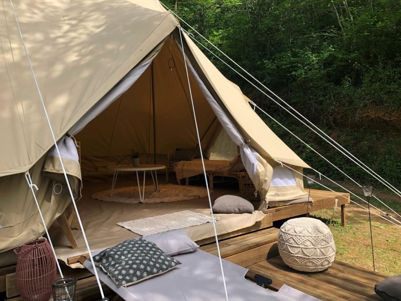 Location - Tente Glamping Sans Sdb - Camping Moulin de Chaules
