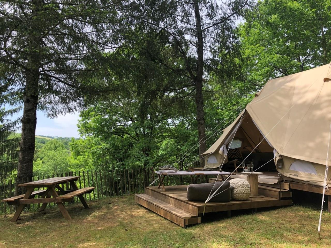 Location - Tente Glamping Sans Sdb - Camping Moulin de Chaules