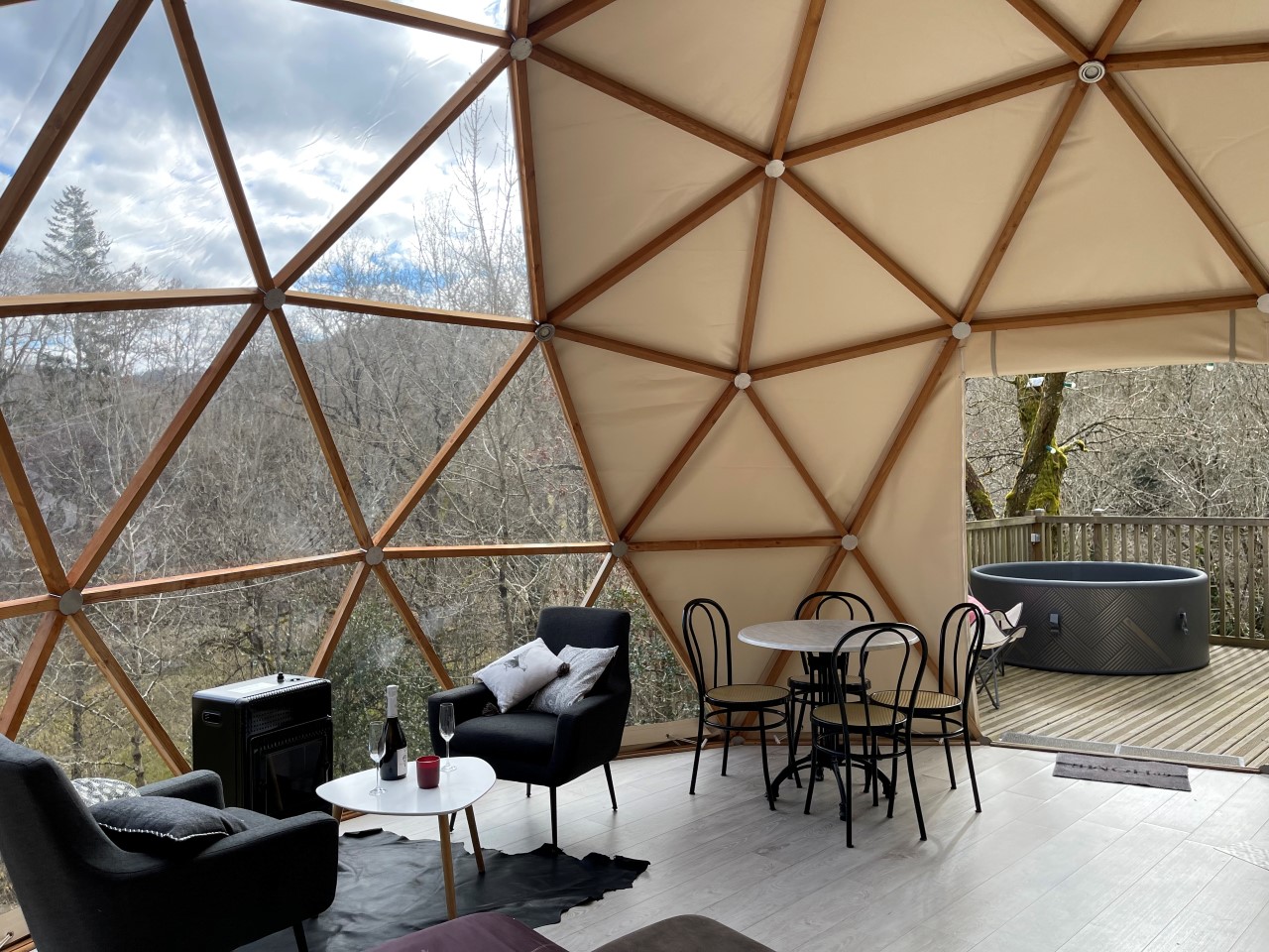 Location - Dôme Lodge Spa - Camping Moulin de Chaules