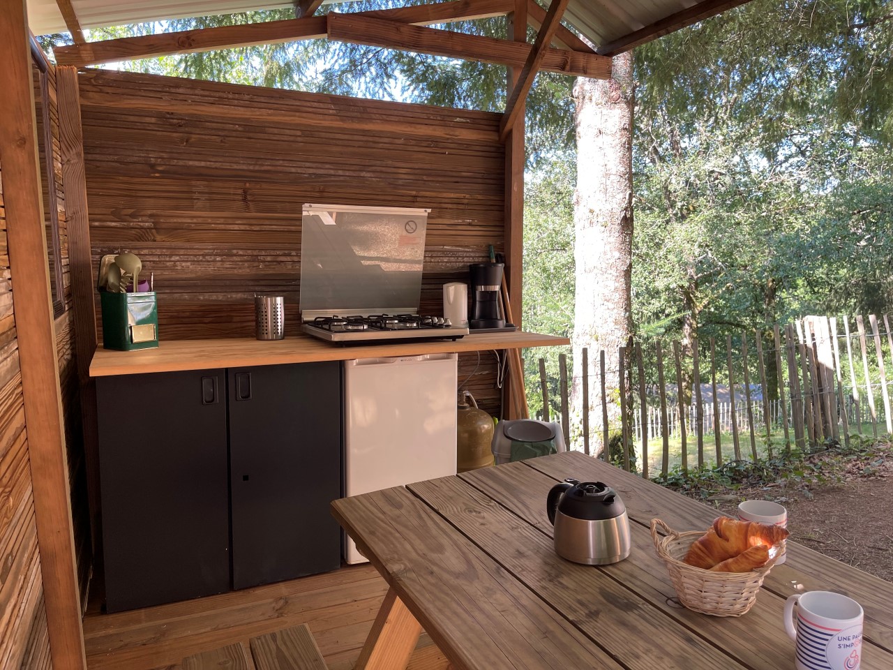 Location - Tente Glamping Sans Sdb - Camping Moulin de Chaules