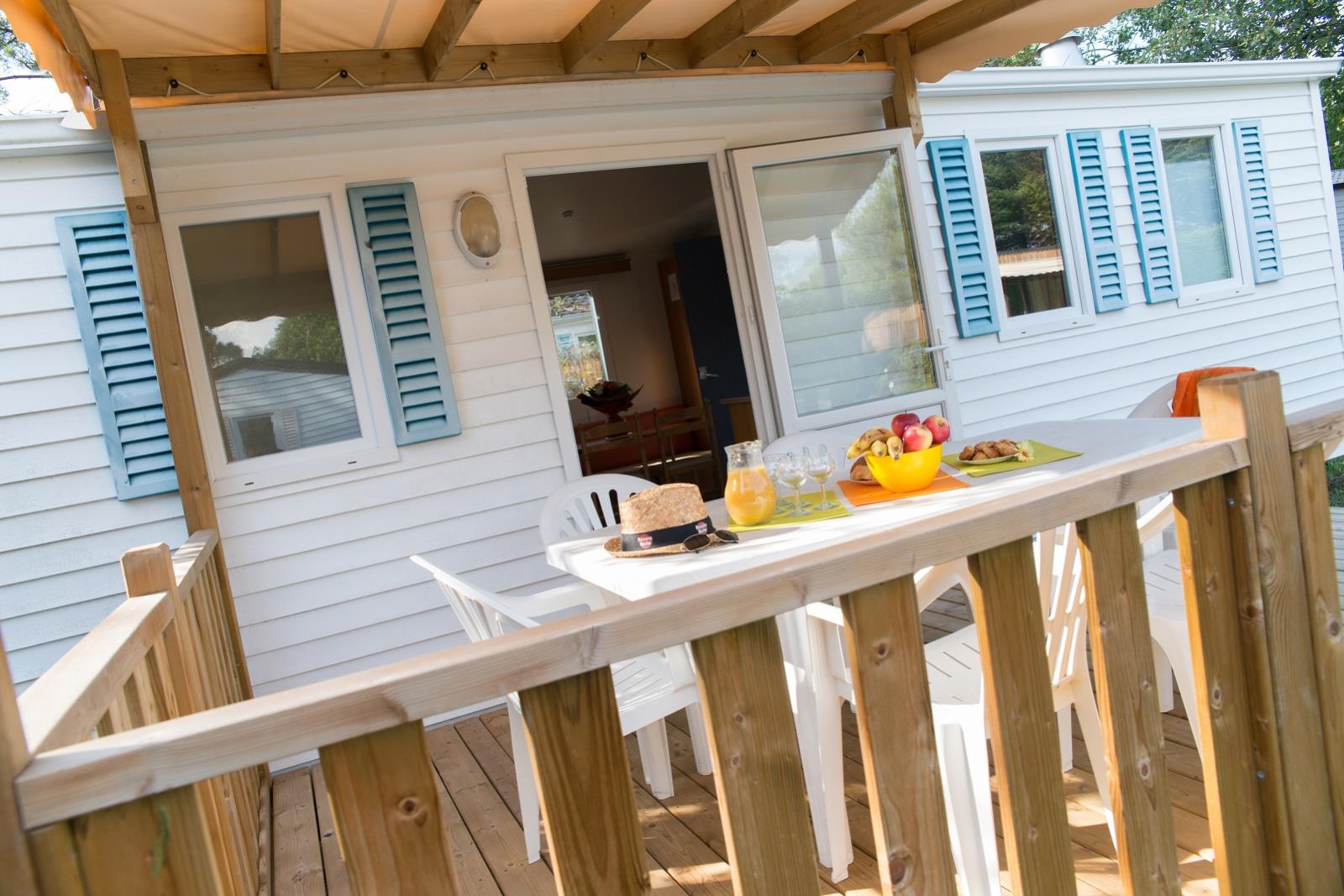 Mobile-Home Chêne 2 Bedrooms - Half-Covered Terrace - Sunday Mobile-Home Chêne 2 Bedrooms - Half-Covered Terrace - Sunday