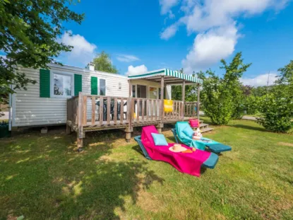 Mobile-Home Comfort 30M²|3 Bedrooms| Air-Conditioning| Balcony Terrace Mobile-Home Comfort 30M²|3 Bedrooms| Air-Conditioning| Balcony Terrace
