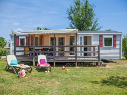 Mobile-Home Comfort 40M²|3 Bedrooms|Air-Conditioning|Tv|Balcony Terrace Mobile-Home Comfort 40M²|3 Bedrooms|Air-Conditioning|Tv|Balcony Terrace