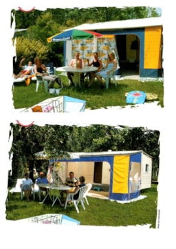 Location - Caravane Tracinelle 11M² Sans Équipements Sanitaire. En Juillet/Août Jour D'arrivée Le Dimanche - Camping SOLEIL LEVANT