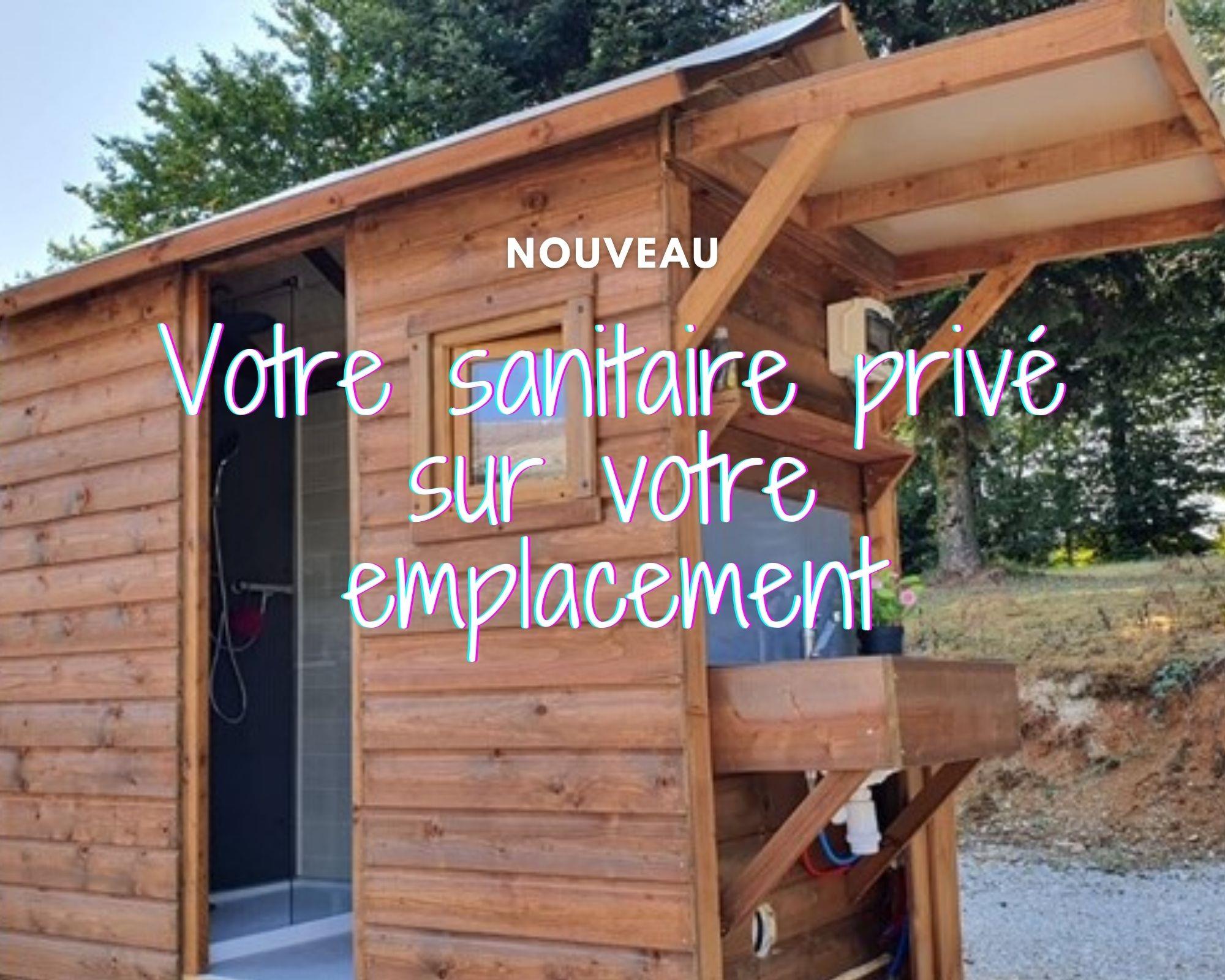 Pitch - Pitch + Individual Sanitary Package - Camping La Peyrade