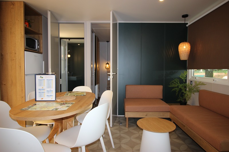 Accommodation - Mh Premium Côté Jardin 3Ch 6Pers. - Camping La Peyrade