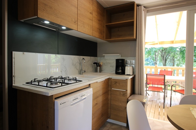 Accommodation - Mh Premium Côté Jardin 3Ch 6Pers. - Camping La Peyrade