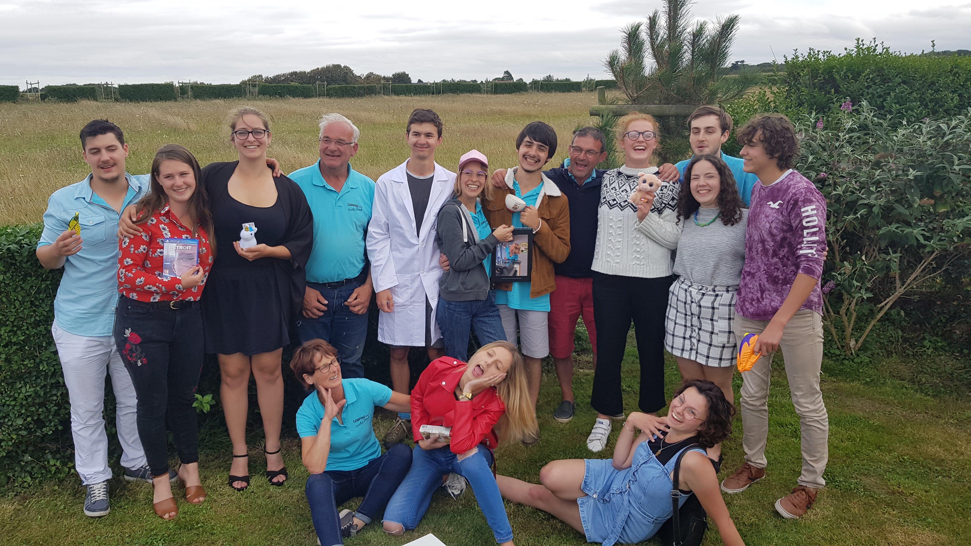 Reception team Flower Camping Omaha Beach - Vierville-Sur-Mer Reception team Flower Camping Omaha Beach - Vierville-Sur-Mer