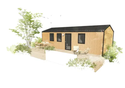 Premium Mobile Home For 4/6 People | 33 M² | 2 Bathrooms | Covered Wooden Terrace Premium Mobile Home For 4/6 People | 33 M² | 2 Bathrooms | Covered Wooden Terrace