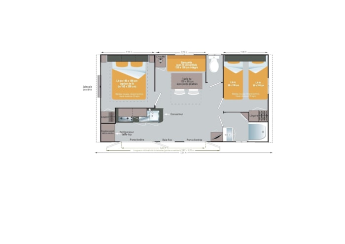 Casa Mobile Petoncle 2 Camere