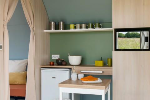 Location - Coco Sweet 16M² / 2 Chambres - Terrasse (Sans Sanitaires) - Camping Les Templiers