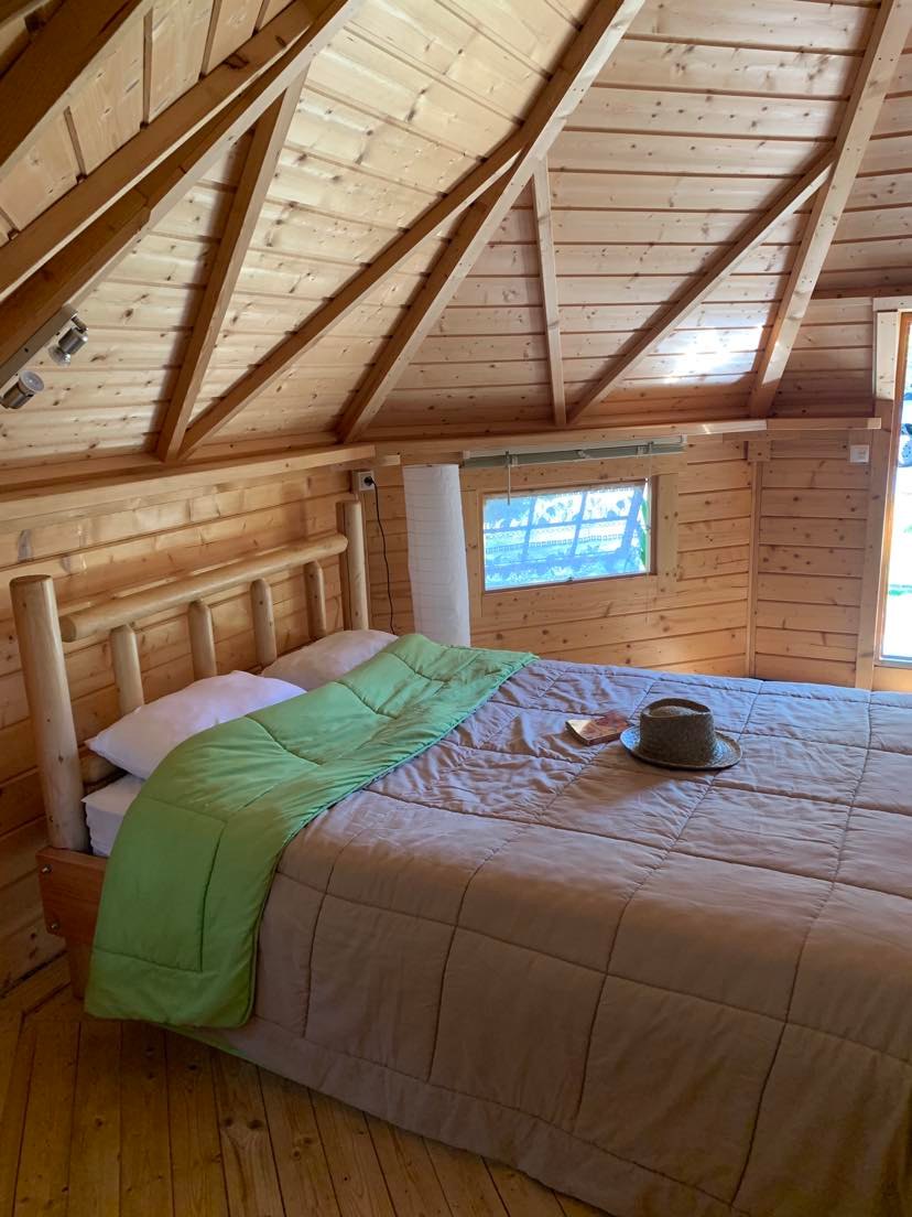 Location - Kota 2 Pers. - 1 Lit Double - Avec Wc Et Sdb - Camping L'Étang du Pays Blanc