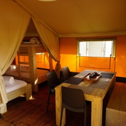Location - Tente Grand Luxe - Camping La Grappe Fleurie