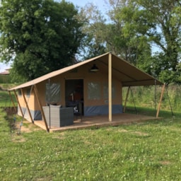 Location - Tente Grand Luxe - Camping La Grappe Fleurie
