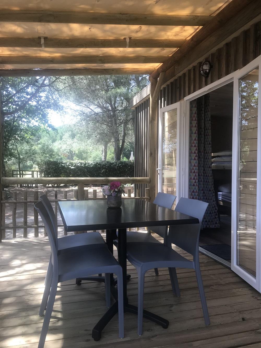 Location - Cabane 17 M² - 2 Chambres - Camping Les Casteillets