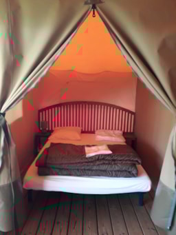 Location - Tente Lodge Luxe 30 M² (Avec Sanitaires) - Camping Le Transat