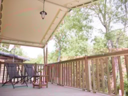 Location - Tente Lodge Luxe 30 M² (Avec Sanitaires) - Camping Le Transat