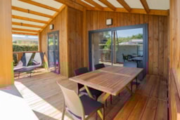 Location - Chalet Premium / 2 Chambres - Camping Le Transat