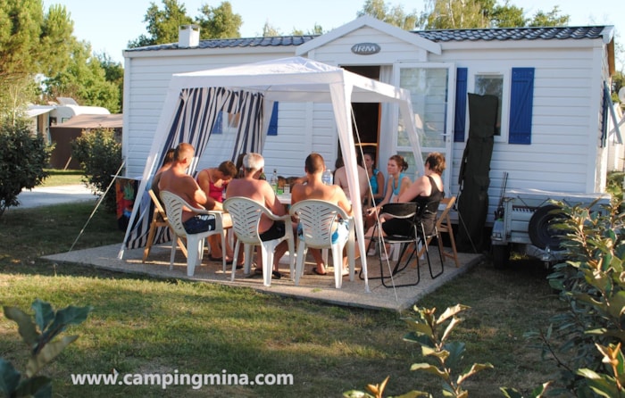 Mobil-Home Confort + 28M² (2 Chambres) Côté Camping