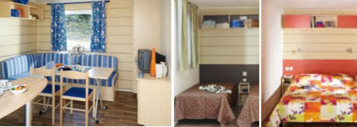Mobil-Home Confort + 28M² (2 Chambres) Côté Camping
