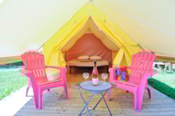 Location - Tente Treck Prête À Dormir 1 Chambre Sans Sanitaires - Camping Au Bord de Loire