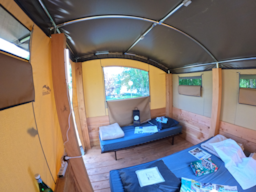 Location - Tente Baroudeur Cabanon 3 Pers. - Camping Au Bord de Loire