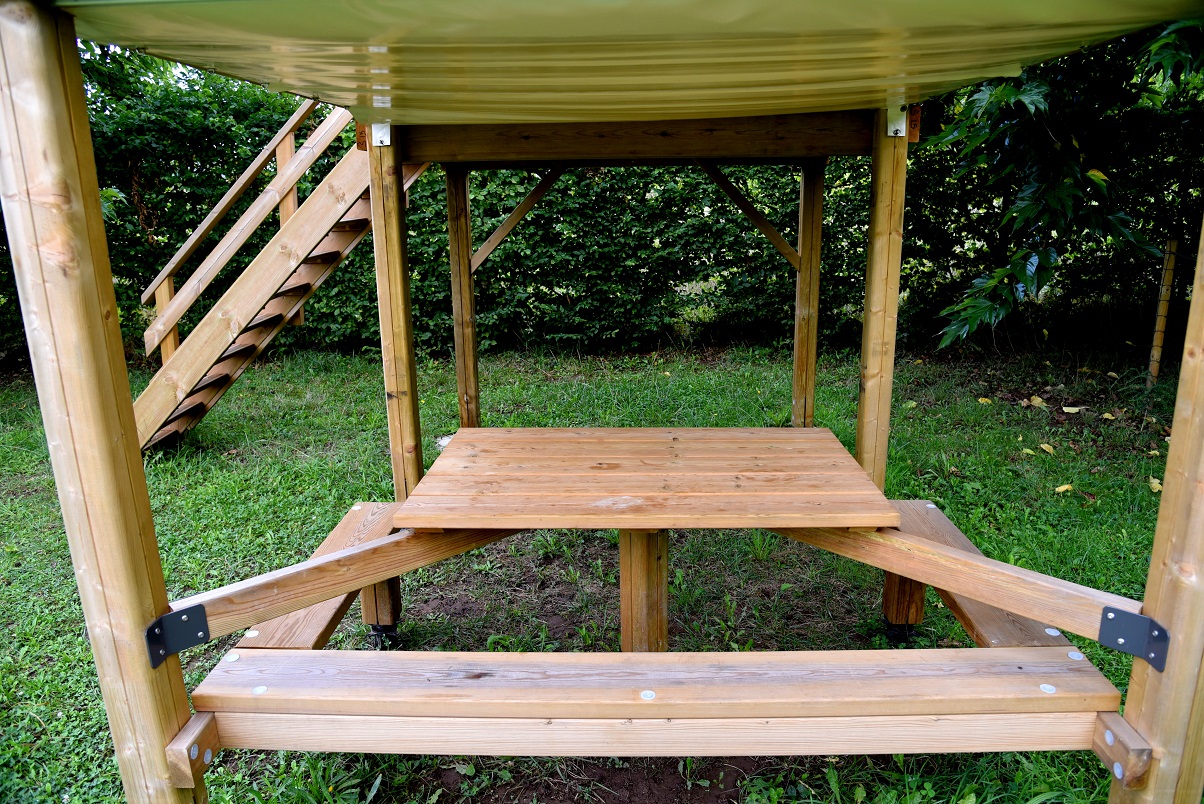 Location - Tente Sur Pilotis Bélay 1 - Camping RIVIERE DE CABESSUT