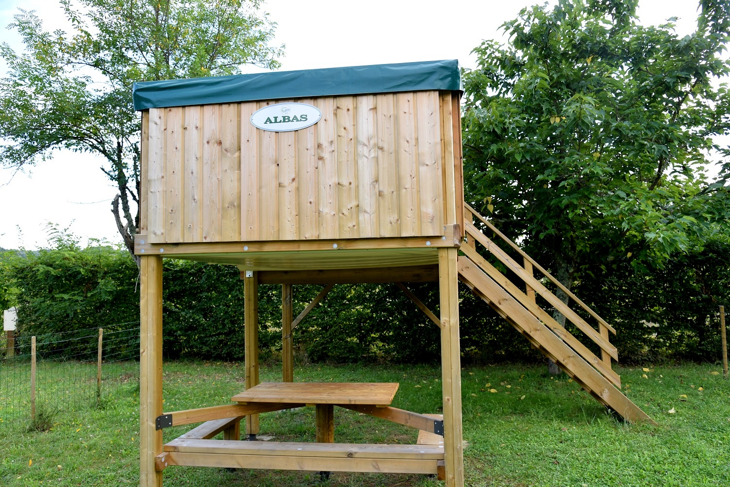 Location - Tente Sur Pilotis Albas 2 - Camping RIVIERE DE CABESSUT
