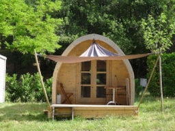 Location - Nature - Pod 12M² - Sans Sanitaires 2 Adultes 1 Enfant - Camping La Grangeonne
