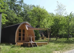 Location - Nature - Pod 12M² - Sans Sanitaires 2 Adultes 1 Enfant - Camping La Grangeonne
