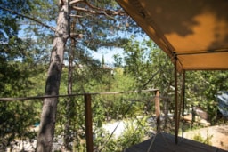 Location - Nature - Tente Cabanon 25M² - 2 Chambres - Sans Sanitaires - Camping La Grangeonne