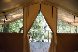 Location - Nature - Tente Cabanon 25M² - 2 Chambres - Sans Sanitaires - Camping La Grangeonne