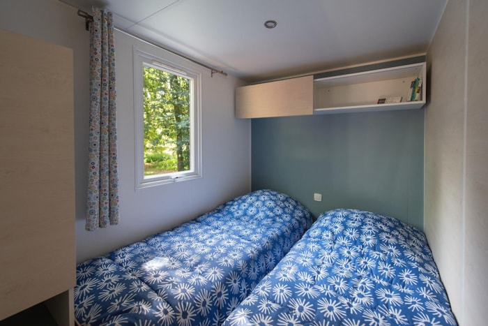 Mobilhome Horizon 2 Chambres ( Ombragé Par Une Rangée D'arbres )