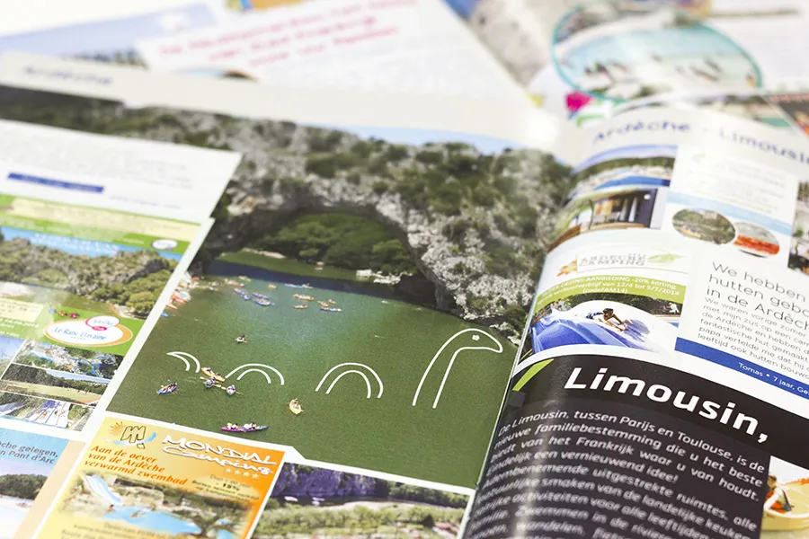 Illustrations pages intérieures magazine Kindercampings édition 2015
